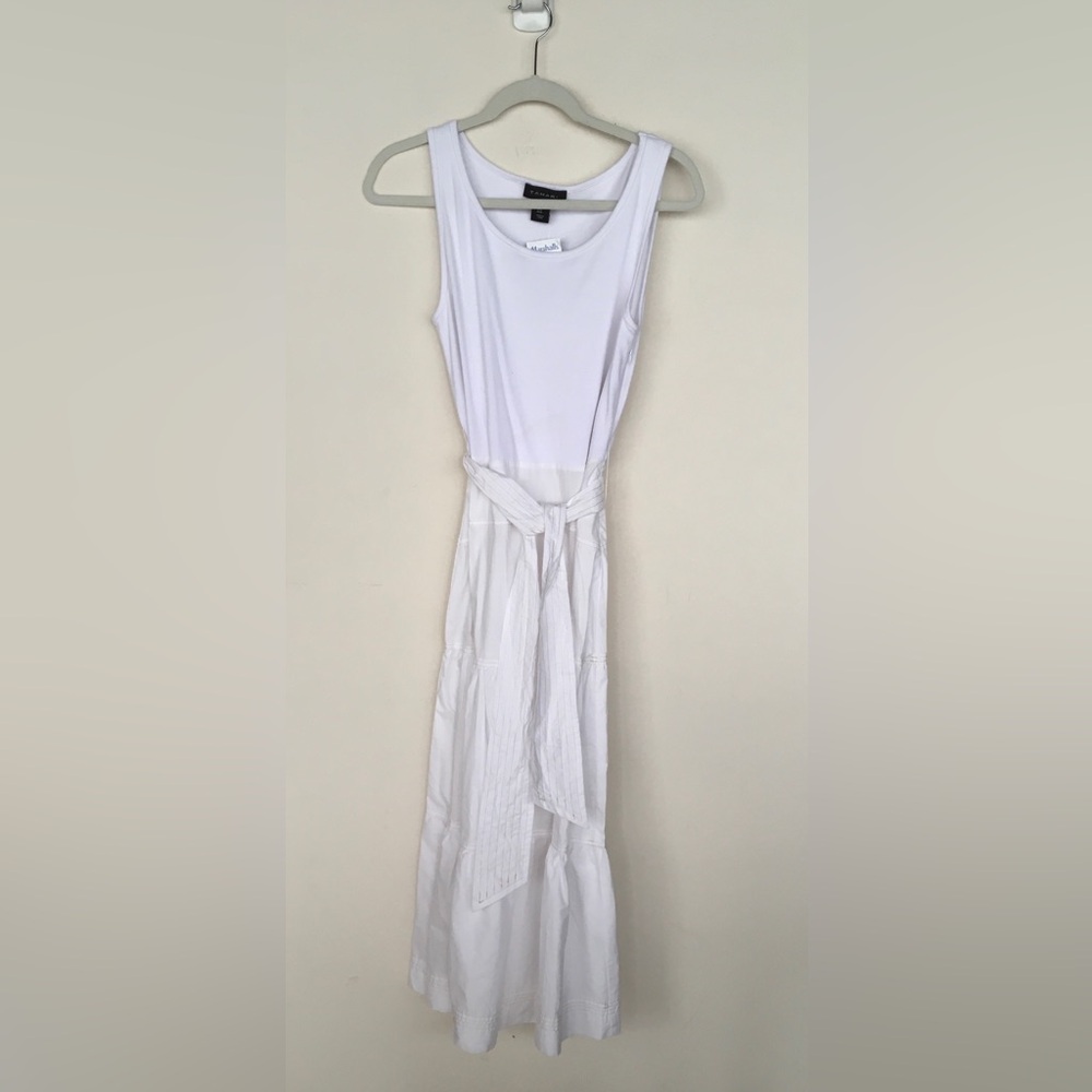NWT Tahari Tiered White Dress
